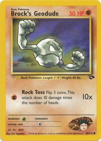 Brock's Geodude 068  - Unlimited - Common