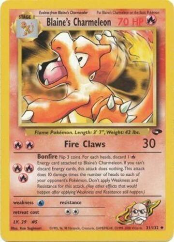 Blaine's Charmeleon 031  - Unlimited - Uncommon
