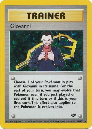 Giovanni (18)  - Unlimited Holofoil - Holo Rare