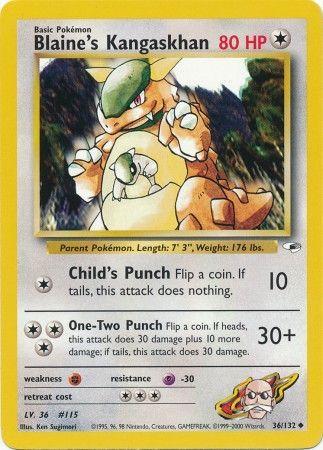 Blaine's Kangaskhan 036  - Unlimited - Uncommon