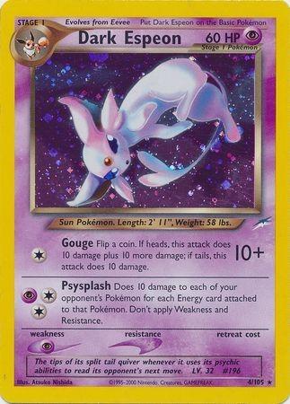 Dark Espeon  - Unlimited Holofoil - Holo Rare