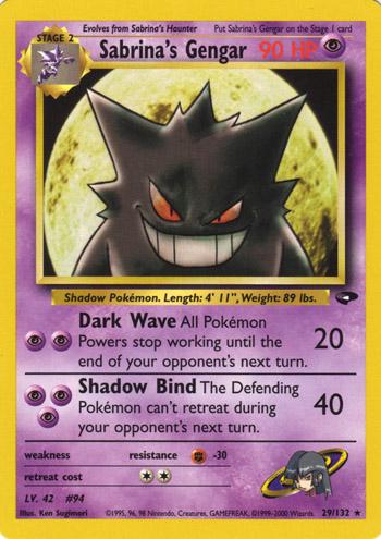 Sabrina's Gengar 029  - Unlimited - Rare