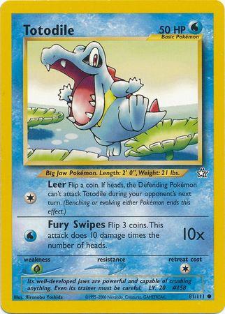 Totodile (81/111) [Neo Genesis Illimité] 