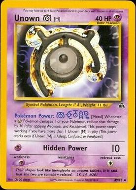 Unown [M] 049  - Unlimited - Uncommon