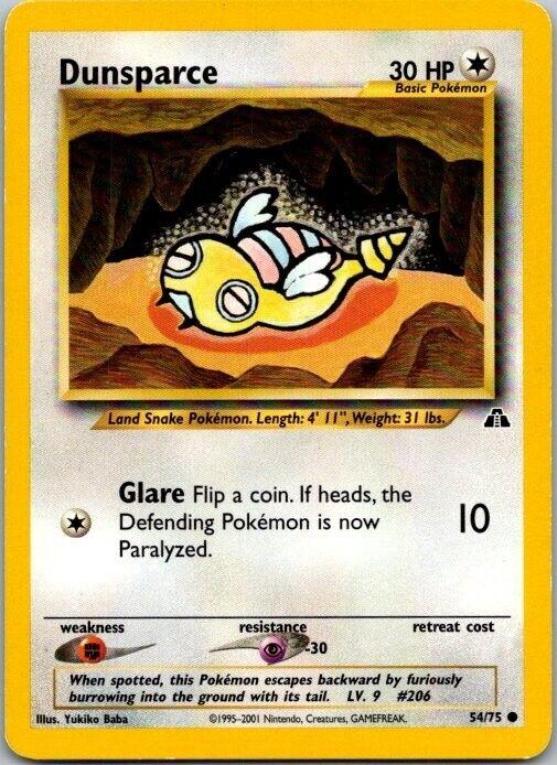 Dunsparce 054  - Unlimited - Common
