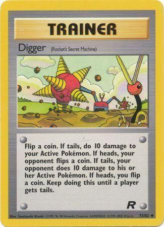 Digger (75/82) [Team Rocket Unlimited] 
