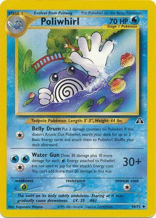 Poliwhirl 044  - Unlimited - Uncommon
