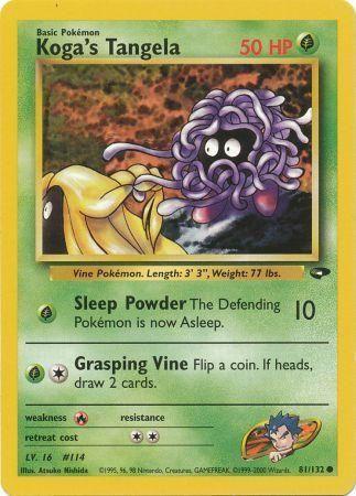 Koga's Tangela 081  - Unlimited - Common