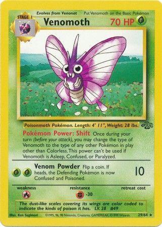 Venomoth (29) (29) 029  - Unlimited - Rare