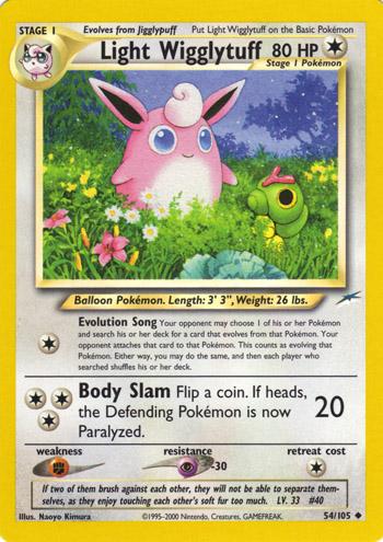 Light Wigglytuff 054  - Unlimited - Uncommon