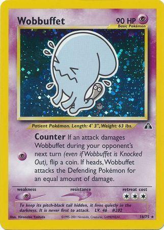 Wobbuffet (16) (16) 016/75  - Unlimited Holofoil - Holo Rare