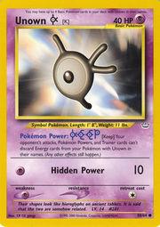 Unown [K] 058  - Unlimited - Common