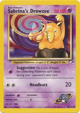 Sabrina's Drowzee 092  - Unlimited - Common