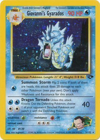 Giovanni's Gyarados  - Unlimited Holofoil - Holo Rare