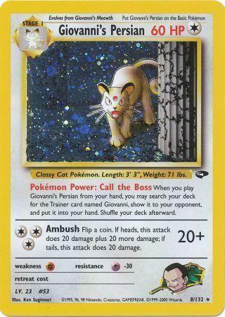 Giovanni's Persian 008  - Unlimited Holofoil - Holo Rare