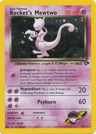 Rocket's Mewtwo  - Unlimited Holofoil - Holo Rare