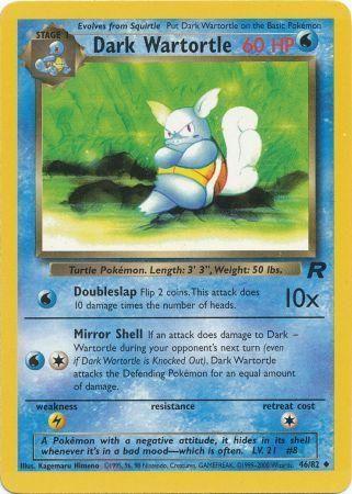 Dark Wartortle 046  - Unlimited - Uncommon