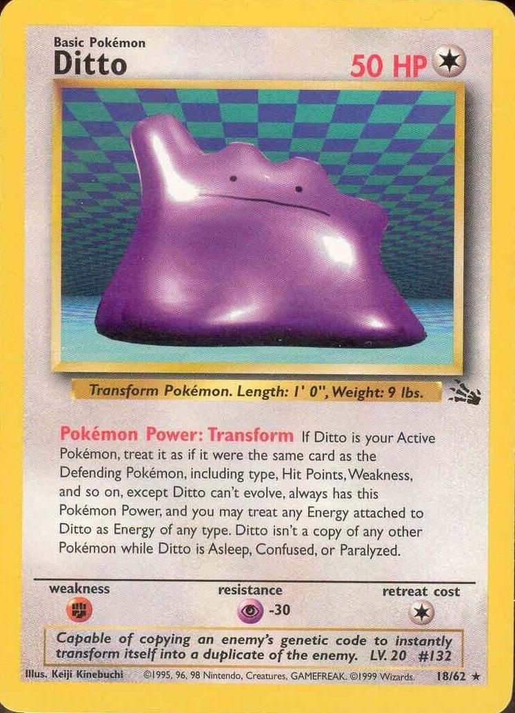 Ditto (18) (18) 018  - Unlimited - Rare