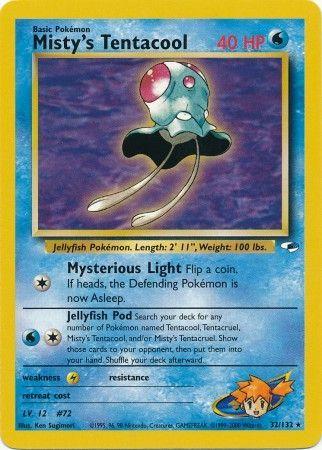 Misty's Tentacool (32) (32) 032  - Unlimited - Rare