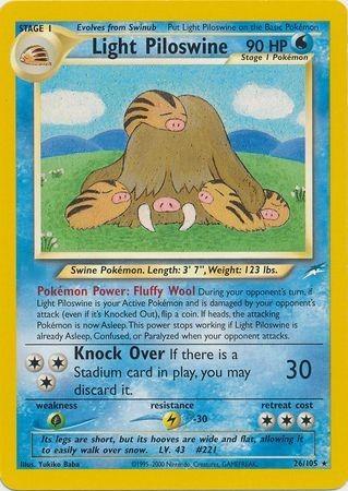 Light Piloswine  - Unlimited - Rare