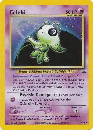 Celebi (3)  - Unlimited Holofoil - Holo Rare