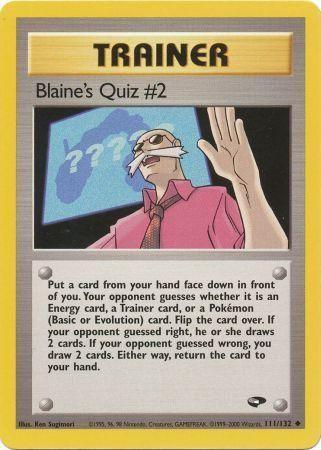 Blaine's Quiz #2 111  - Unlimited - Uncommon