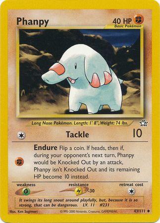 Phanpy 043  - Unlimited - Uncommon