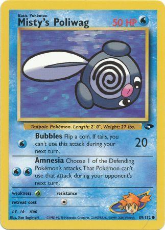 Misty's Poliwag 089  - Unlimited - Common