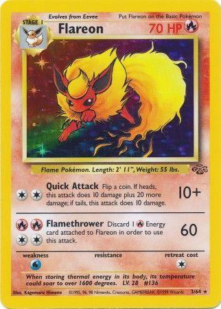Flareon (3) (3) 003  - Unlimited Holofoil - Holo Rare
