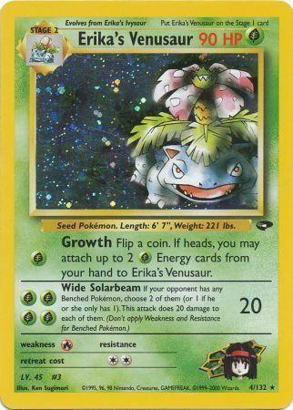 Erika's Venusaur 004  - Unlimited Holofoil - Holo Rare