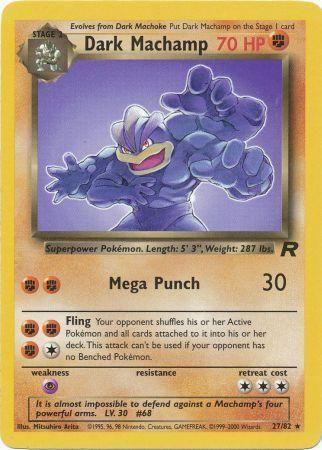 Dark Machamp (27) (27) 027  - Unlimited - Rare