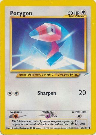 Porygon 078  - Unlimited - Common