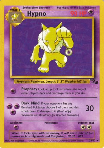 Hypno (23) (23) 023  - Unlimited - Rare