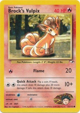 Brock's Vulpix 073  - Unlimited - Common