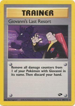 Giovanni's Last Resort 105  - Unlimited - Rare
