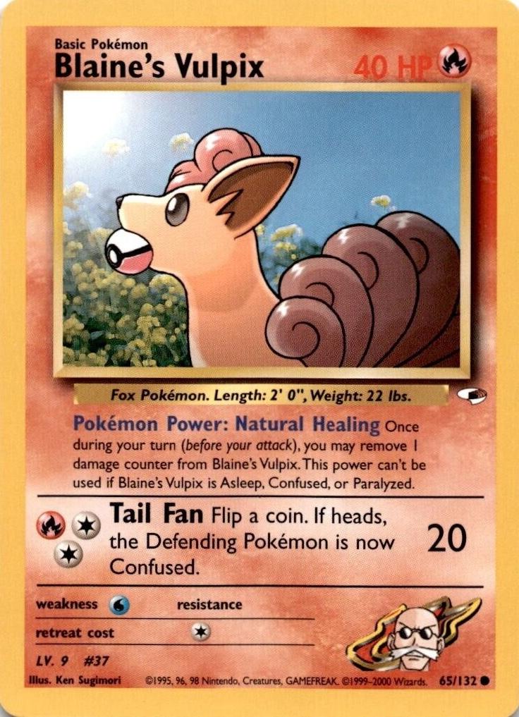 Blaine's Vulpix 065  - Unlimited - Common