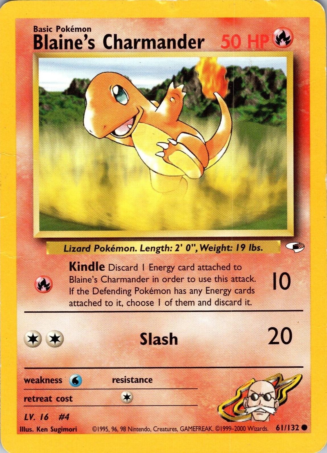 Blaine's Charmander 061  - Unlimited - Common