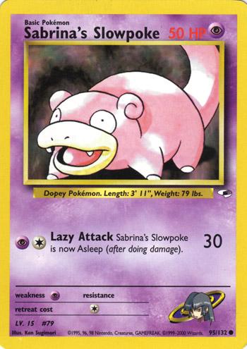Slowpoke de Sabrina (95/132) [Gym Heroes Unlimited] 