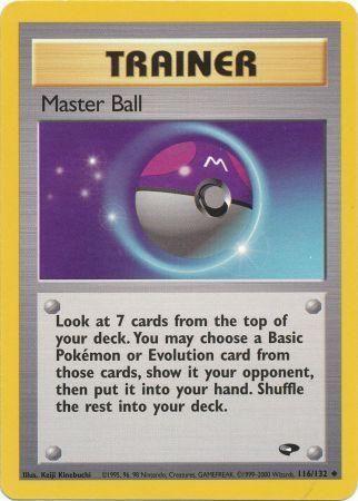 Master Ball 116  - Unlimited - Uncommon