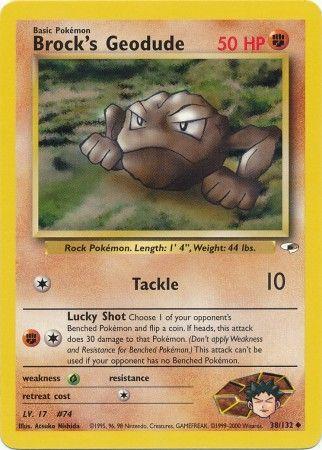 Brock's Geodude (38) (38) 038  - Unlimited - Uncommon