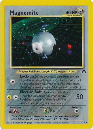 Magnemite (7)/75  - Unlimited Holofoil - Holo Rare