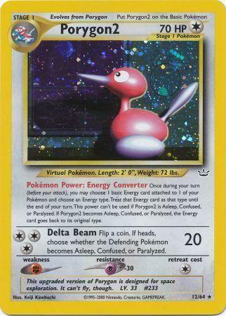 Porygon2/64  - Unlimited Holofoil - Holo Rare