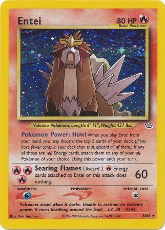 Entei (6)/64  - Unlimited Holofoil - Holo Rare