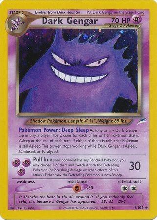Dark Gengar  - Unlimited Holofoil - Holo Rare