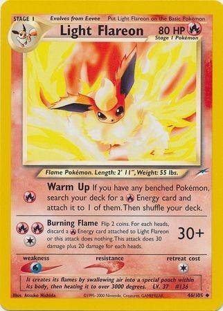Light Flareon 046  - Unlimited - Uncommon
