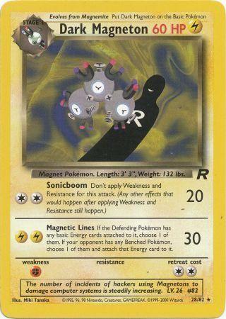 Magnéton sombre (28/82) [Team Rocket Unlimited] 