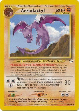 Aerodactyl 015  - Unlimited - Rare