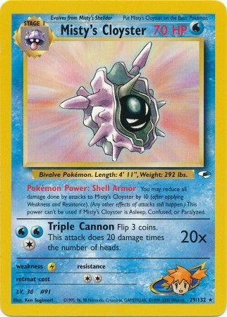 Misty's Cloyster 029  - Unlimited - Rare