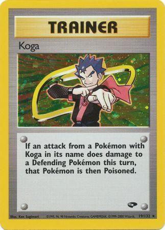 Koga (19) (19) 019/132  - Unlimited Holofoil - Holo Rare