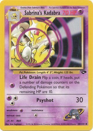 Sabrina's Kadabra 058  - Unlimited - Uncommon